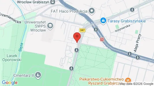 Apartments for rent i Wrocław - kort over placeringen