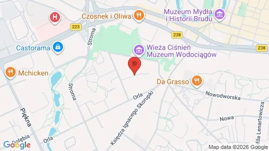 Apartments for rent i Bydgoszcz - kort over placeringen