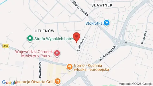 Apartments for rent i Lublin - kort over placeringen