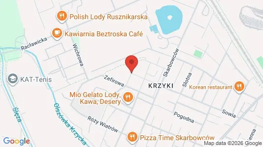 Apartments for rent i Wrocław - kort over placeringen