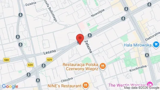 Apartments for rent i Warszawa Śródmieście - kort over placeringen