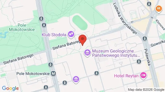 Apartments for rent i Warszawa Mokotów - kort over placeringen