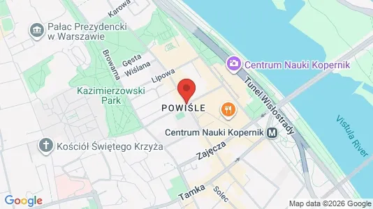 Apartments for rent i Warszawa Śródmieście - kort over placeringen