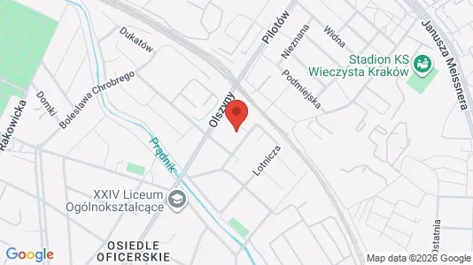 Apartments for rent i Kraków Śródmieście - kort over placeringen