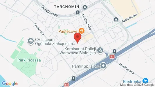 Apartments for rent i Warszawa Białołęka - kort over placeringen