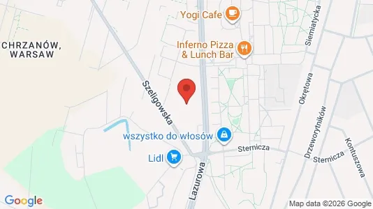 Apartments for rent i Warszawa Bemowo - kort over placeringen