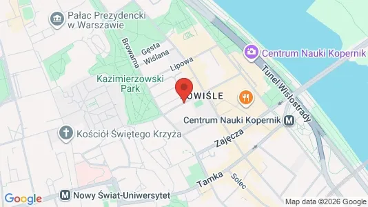 Apartments for rent i Warszawa Śródmieście - kort over placeringen