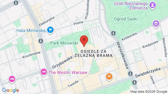 Apartments for rent i Warszawa Śródmieście - kort over placeringen