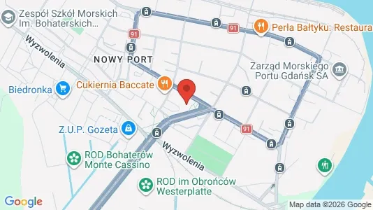 Apartments for rent i Gdańsk - kort over placeringen