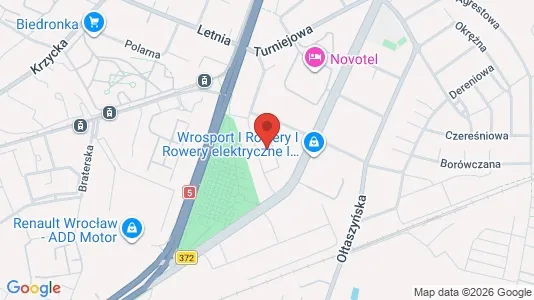 Apartments for rent i Wrocław - kort over placeringen