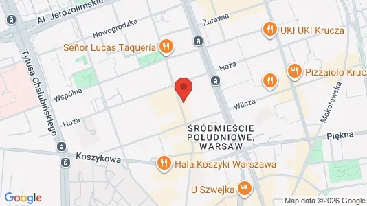 Apartments for rent i Warszawa Śródmieście - kort over placeringen