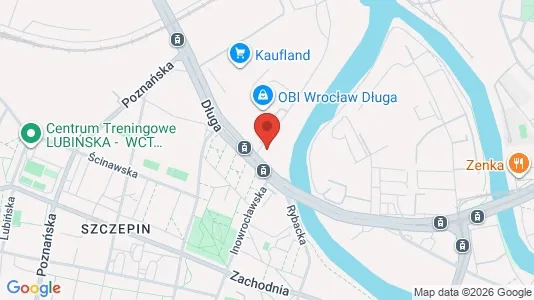 Apartments for rent i Wrocław - kort over placeringen