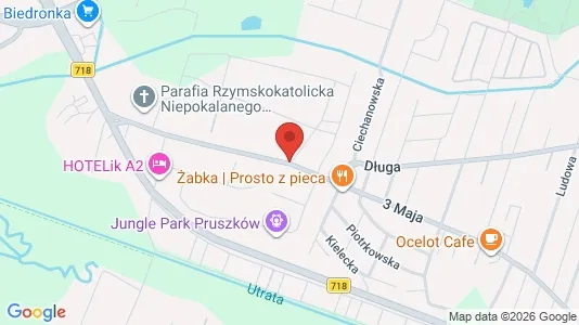 Apartments for rent i Pruszkowski - kort over placeringen