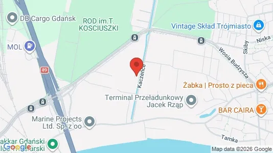 Apartments for rent i Gdańsk - kort over placeringen