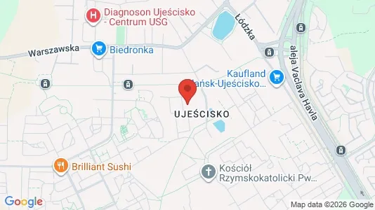Apartments for rent i Gdańsk - kort over placeringen
