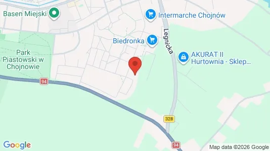 Apartments for rent i Legnicki - kort over placeringen