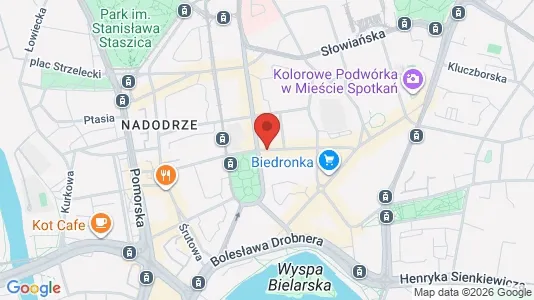 Apartments for rent i Wrocław - kort over placeringen