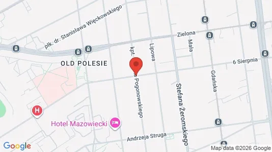 Apartments for rent i Łódź - kort over placeringen