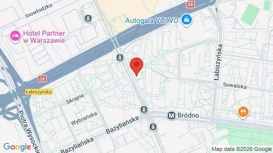 Apartments for rent i Warszawa Targówek - kort over placeringen
