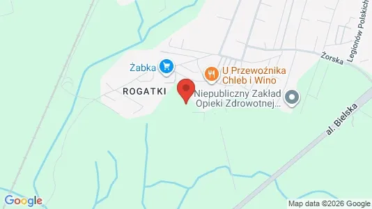 Apartments for rent i Tychy - kort over placeringen