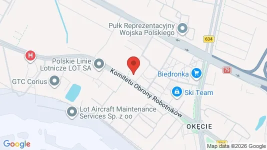Apartments for rent i Warszawa Włochy - kort over placeringen