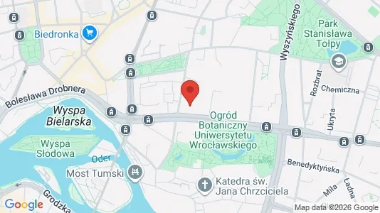 Apartments for rent i Wrocław - kort over placeringen