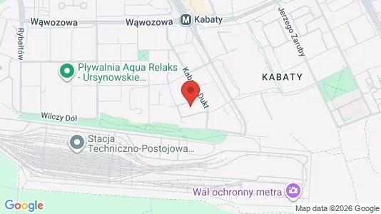 Apartments for rent i Warszawa Ursynów - kort over placeringen