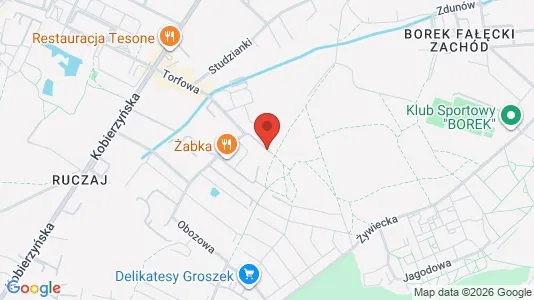 Apartments for rent i Kraków Podgórze - kort over placeringen