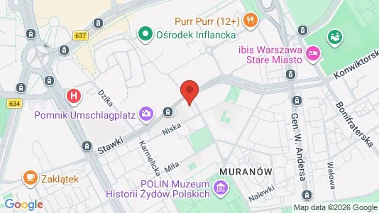Apartments for rent i Warszawa Śródmieście - kort over placeringen