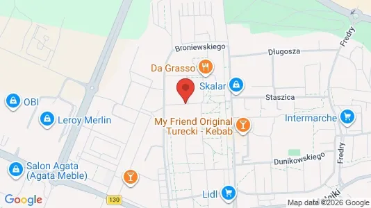 Apartments for rent i Gorzów wielkopolski - kort over placeringen