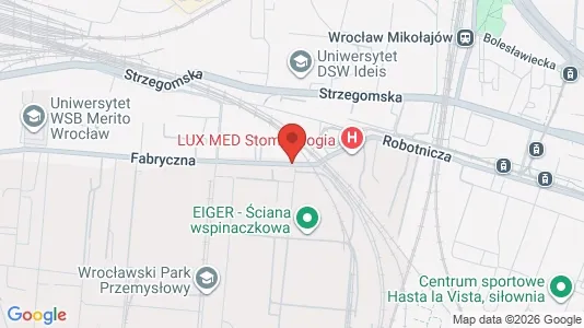 Apartments for rent i Wrocław - kort over placeringen