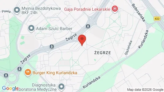 Apartments for rent i Poznań - kort over placeringen