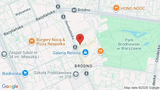 Apartments for rent i Warszawa Targówek - kort over placeringen