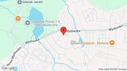 Apartments for rent i Gdańsk - kort over placeringen