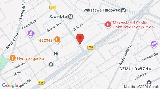 Apartments for rent i Warszawa Praga-Północ - kort over placeringen
