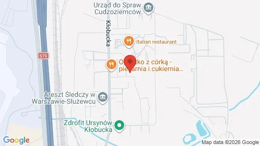Apartments for rent i Warszawa Ursynów - kort over placeringen