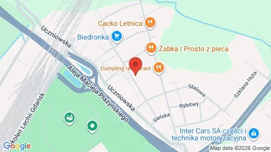 Apartments for rent i Gdańsk - kort over placeringen