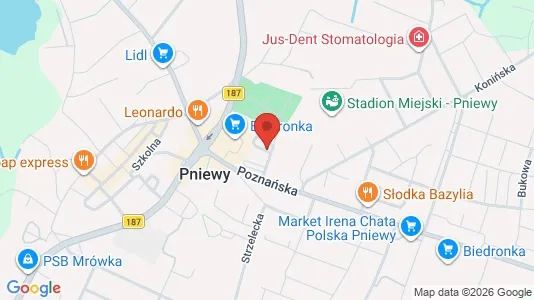 Apartments for rent i Szamotulski - kort over placeringen