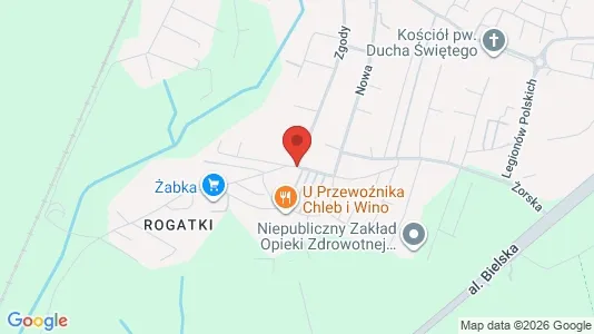 Apartments for rent i Tychy - kort over placeringen