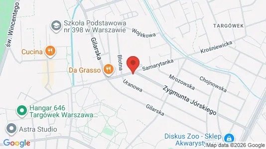 Rooms for rent i Warszawa Targówek - kort over placeringen