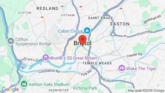 Houses for rent i Bristol - Avon - kort over placeringen