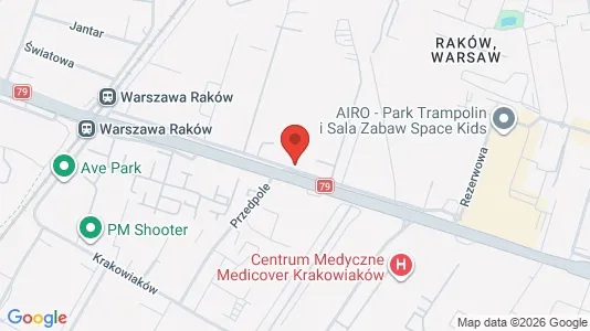 Apartments for rent i Warszawa Włochy - kort over placeringen