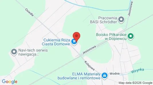 Apartments for rent i Poznański - kort over placeringen