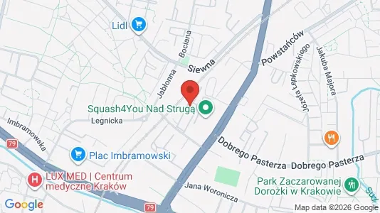 Apartments for rent i Kraków Śródmieście - kort over placeringen
