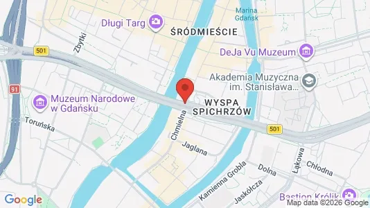 Apartments for rent i Gdańsk - kort over placeringen