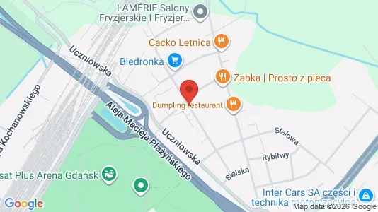 Apartments for rent i Gdańsk - kort over placeringen