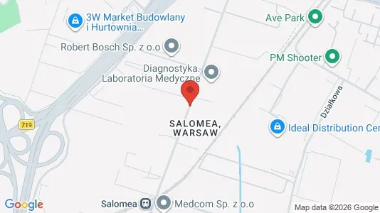 Apartments for rent i Warszawa Włochy - kort over placeringen