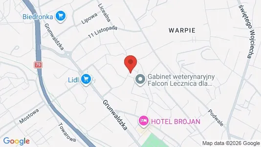 Apartments for rent i Jaworzno - kort over placeringen