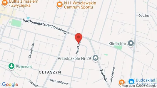 Apartments for rent i Wrocław - kort over placeringen