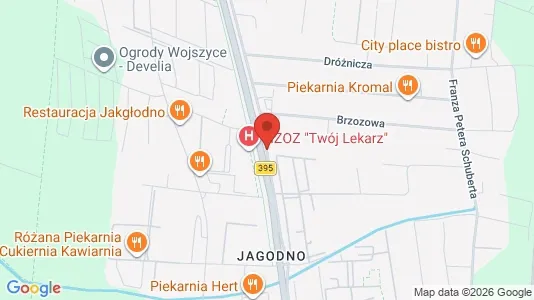 Apartments for rent i Wrocław - kort over placeringen